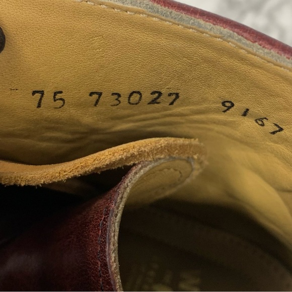 Will Leather Goods Lace Up Leather Combat Moto Boots 38/6MNS/8WMS Gorpcore - Picture 13 of 16